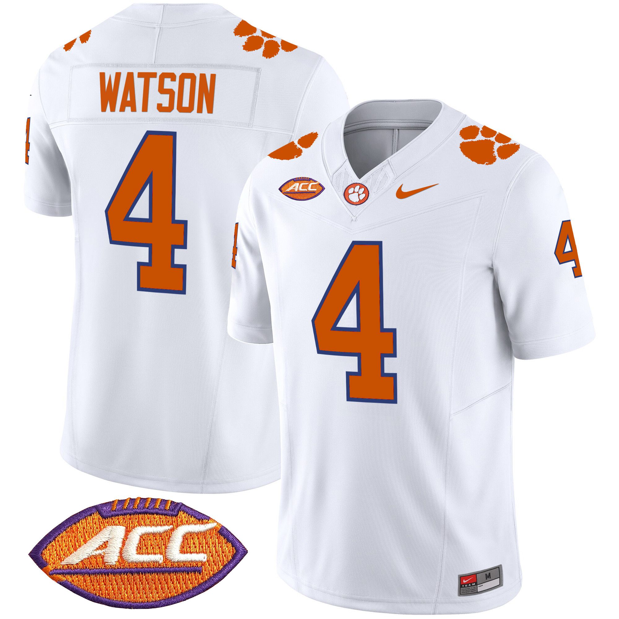 Men Clemson Tigers #4 Watson White 2024 Nike Vapor Limited NCAA Jersey->indianapolis colts->NFL Jersey